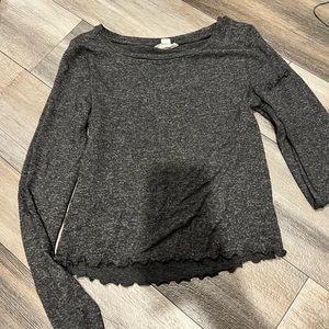 Long sleeve shirt. Charcoal gray color. Barley worn. Aeropostale.